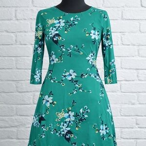 Lauren by Ralph Lauren Green Floral Dress – Women’s Small